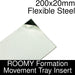 Formation Movement Tray: 200x20mm Flexible Steel Insert for ROOMY Tray - LITKO Game Accessories