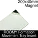 Formation Movement Tray: 200x40mm Magnet Insert for ROOMY Tray-Movement Trays-LITKO Game Accessories
