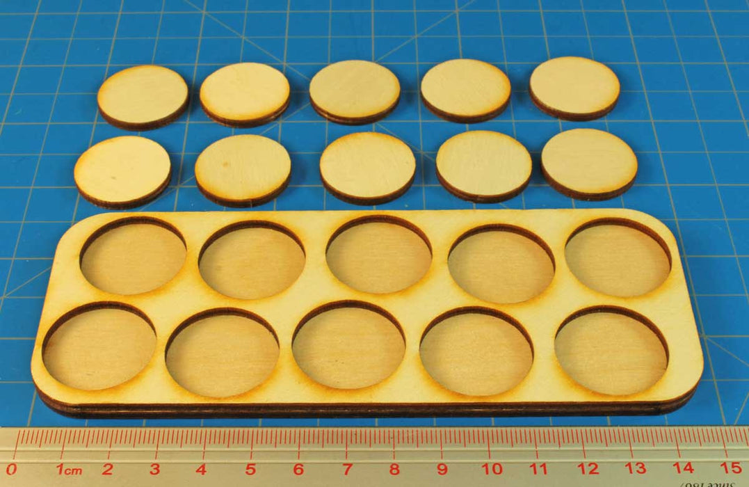 LITKO 5x2 Formation Skirmish Tray for 25mm Circle Bases-Movement Trays-LITKO Game Accessories