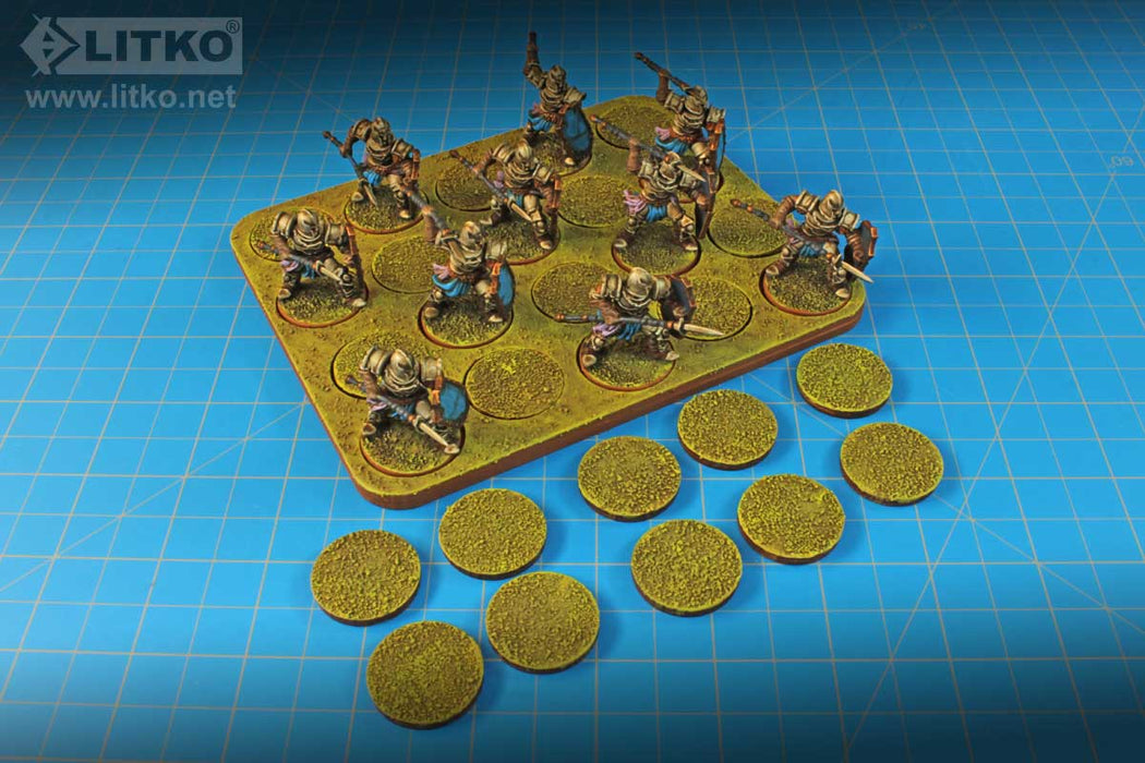LITKO 5x4 Formation Skirmish Tray for 25mm Circle Bases-Movement Trays-LITKO Game Accessories