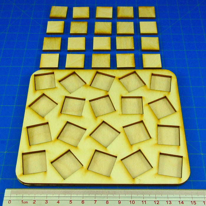 5x4 Formation Skirmish Tray for 20mm Square Bases-Movement Trays-LITKO Game Accessories