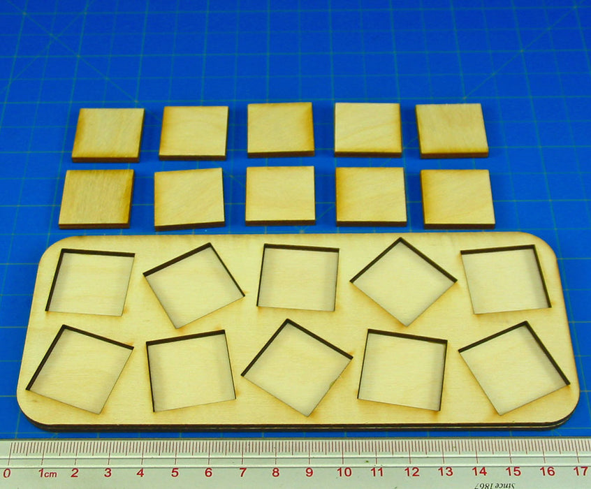 5x2 Formation Skirmish Tray for 25mm Square Bases-Movement Trays-LITKO Game Accessories