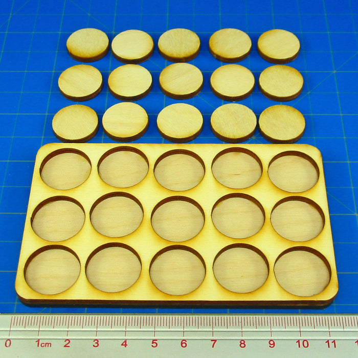 5x3 Formation Skirmish Tray for 20mm Circle Bases-Movement Trays-LITKO Game Accessories