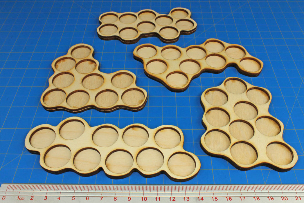 LITKO 10-Figure Horde Tray For 20mm Circle Bases (5) - LITKO Game Accessories