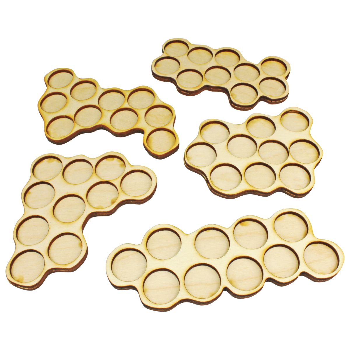 LITKO 10-Figure Horde Tray For 20mm Circle Bases (5)-Movement Trays-LITKO Game Accessories