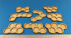 LITKO 5-Figure Horde Tray Set for 25mm Circle Bases (8)-Movement Trays-LITKO Game Accessories