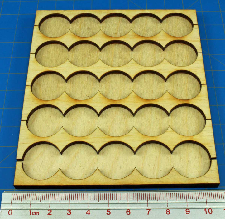 5x5 Formation Rank Tray for 20mm Circle Bases-Movement Trays-LITKO Game Accessories