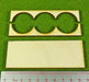 3x1 Formation Rank Tray for 30mm Circle Bases-Movement Trays-LITKO Game Accessories