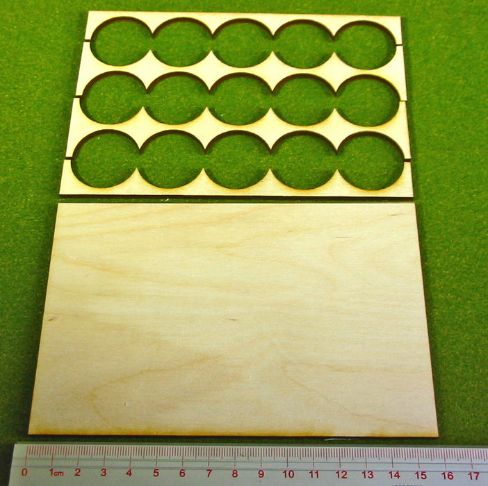 5x3 Formation Rank Tray for 30mm Circle Bases-Movement Trays-LITKO Game Accessories