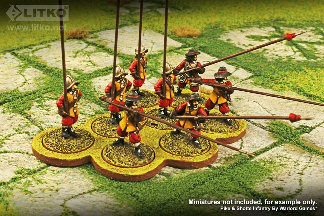 LITKO 8-Figure Horde Tray for 25mm Circle Bases-Movement Trays-LITKO Game Accessories