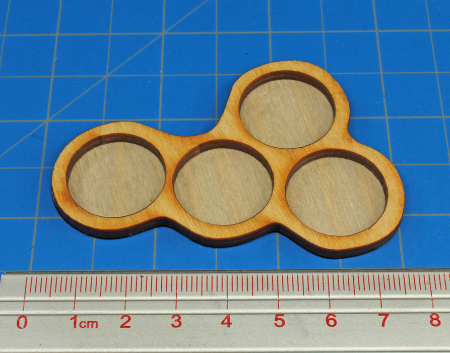 LITKO 4-Figure Horde Tray For 20mm Circle Bases-Movement Trays-LITKO Game Accessories