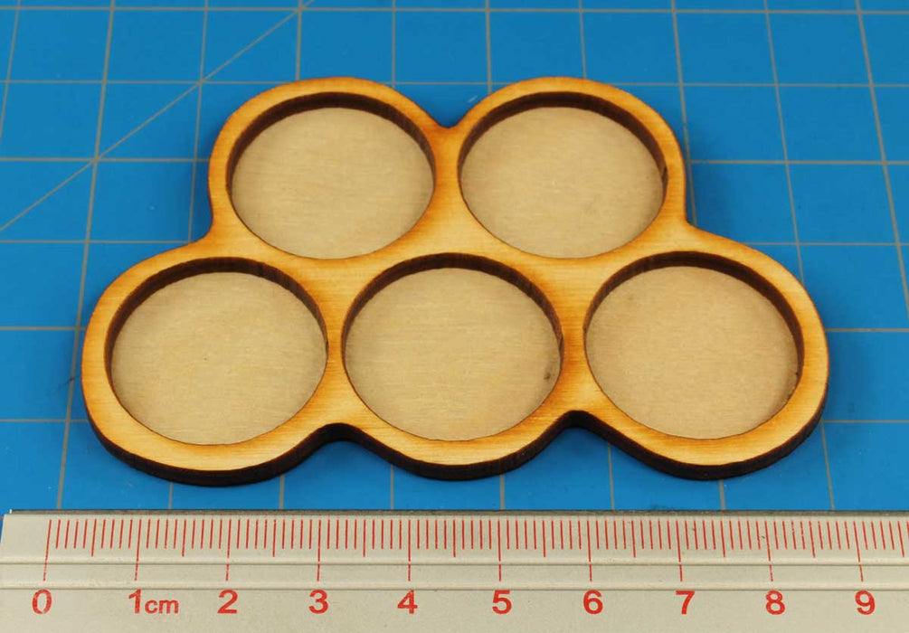 LITKO 5-Figure Horde Tray for 25mm Circle Bases - LITKO Game Accessories