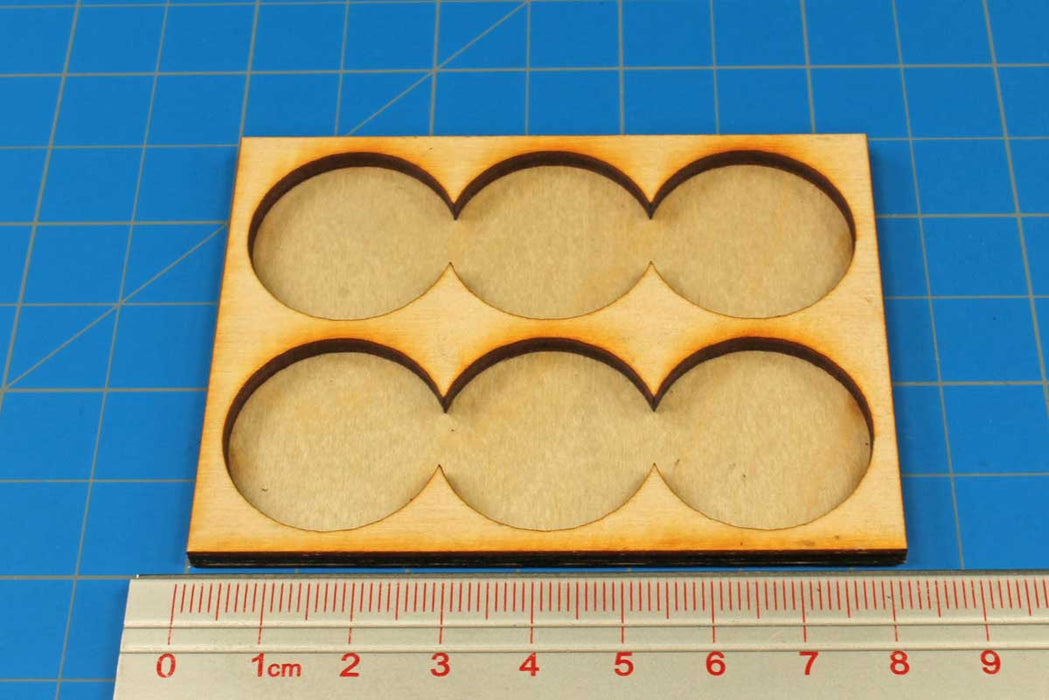 LITKO 3x2 Formation Tray for 25mm Circle Bases Compatible with Dux Bellorum-Movement Trays-LITKO Game Accessories