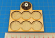 LITKO 3x2 Formation Tray with Dial for 25mm Circle Bases Compatible with Dux Bellorum-Movement Trays-LITKO Game Accessories
