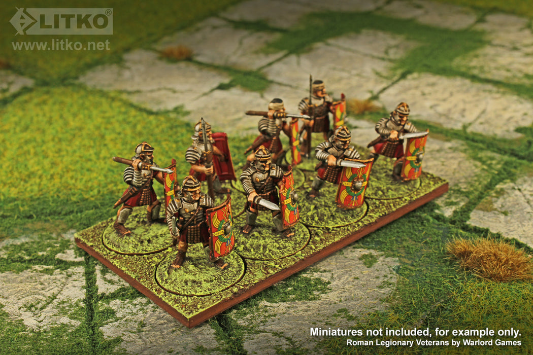 LITKO 4x2 Formation Tray for 25mm Circle Bases Compatible with Dux Bellorum-Movement Trays-LITKO Game Accessories