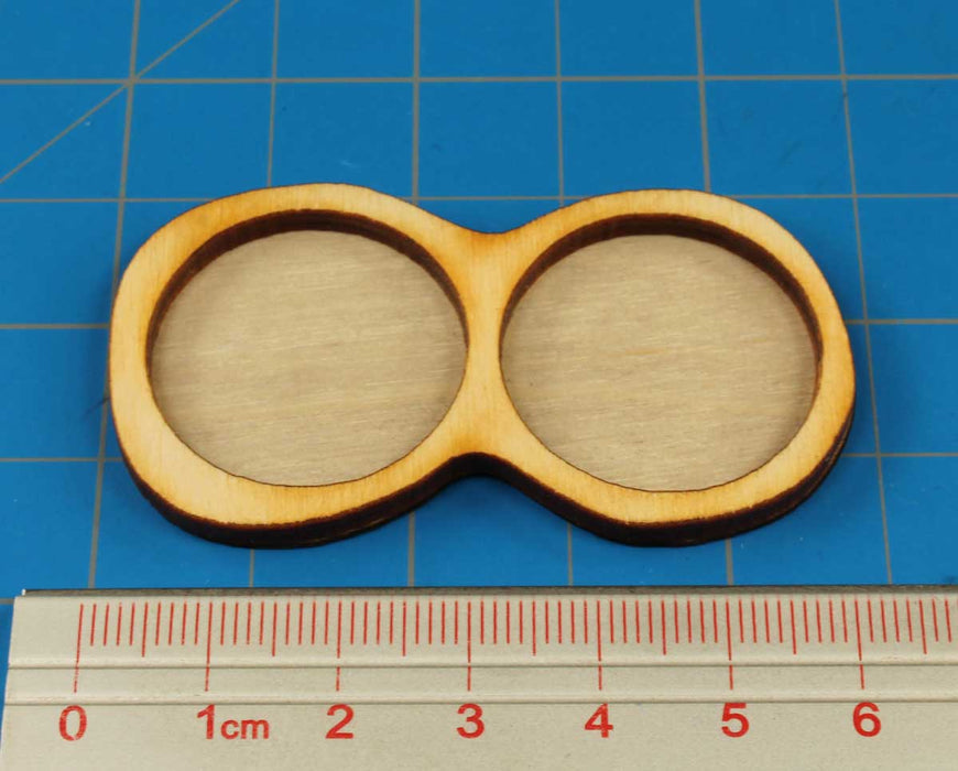 LITKO 2-Figure Horde Tray for 25mm Circle Bases - LITKO Game Accessories