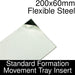 Formation Movement Tray: 200x60mm Flexible Steel Insert for Standard Tray-Movement Trays-LITKO Game Accessories