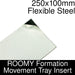 Formation Movement Tray: 250x100mm Flexible Steel Insert for ROOMY Tray-Movement Trays-LITKO Game Accessories
