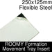 Formation Movement Tray: 250x125mm Flexible Steel Insert for ROOMY Tray-Movement Trays-LITKO Game Accessories