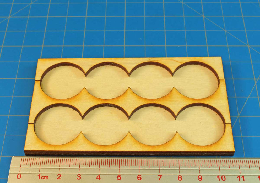 LITKO 4x2 Formation Rank Tray for 25mm Circle Bases-Movement Trays-LITKO Game Accessories