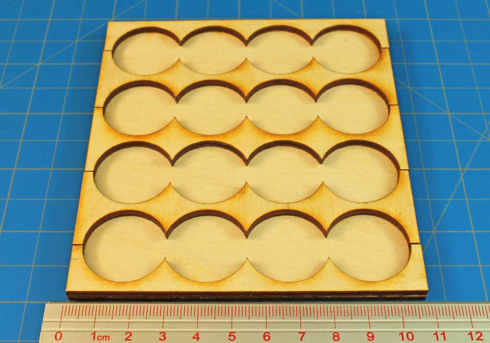 LITKO 4x4 Formation Rank Tray for 25mm Circle Bases-Movement Trays-LITKO Game Accessories