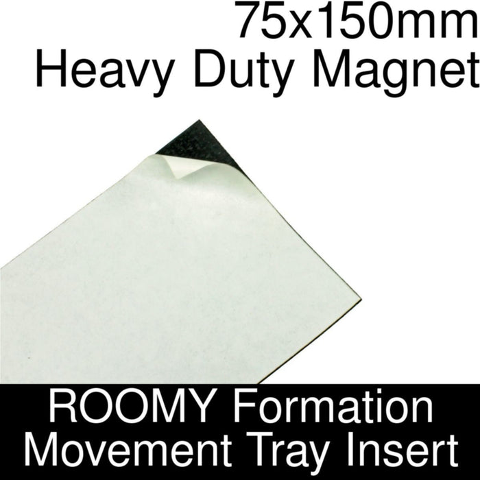 Formation Movement Tray: 75x150mm Heavy Duty Magnet Insert for ROOMY Tray-Movement Trays-LITKO Game Accessories