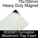 Formation Movement Tray: 75x150mm Heavy Duty Magnet Insert for ROOMY Tray-Movement Trays-LITKO Game Accessories