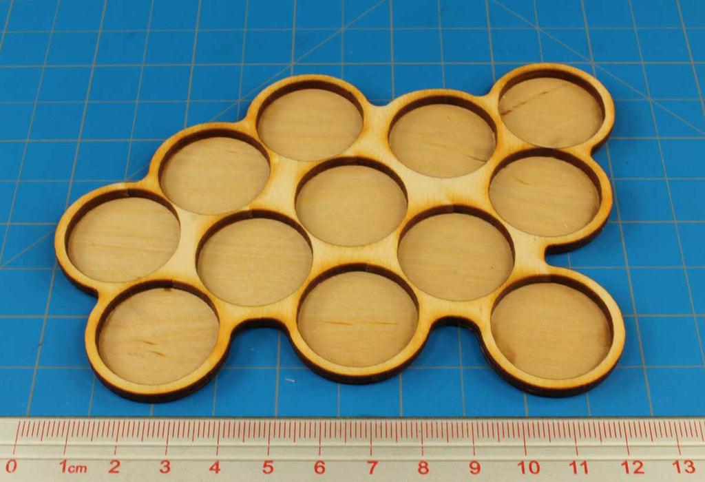 LITKO 12-Figure Horde Tray for 25mm Circle Bases-Movement Trays-LITKO Game Accessories