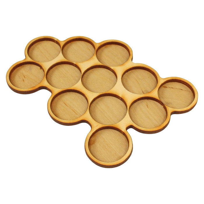 LITKO 12-Figure Horde Tray for 25mm Circle Bases-Movement Trays-LITKO Game Accessories