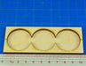 3x1 Formation Rank Tray for 32mm Circle Bases-Movement Trays-LITKO Game Accessories