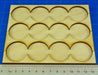 4x3 Formation Rank Tray for 32mm Circle Bases-Movement Trays-LITKO Game Accessories
