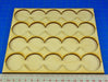 5x4 Formation Rank Tray for 32mm Circle Bases-Movement Trays-LITKO Game Accessories