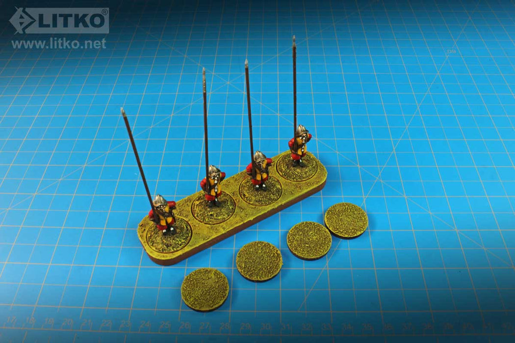 LITKO 4x1 Formation Skirmish Tray for 25mm Circle Bases-Movement Trays-LITKO Game Accessories