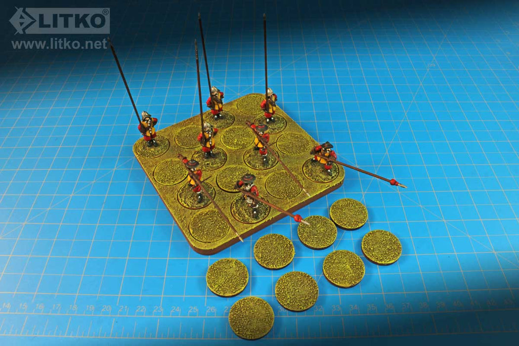 LITKO 4x4 Formation Skirmish Tray for 25mm Circle Bases-Movement Trays-LITKO Game Accessories