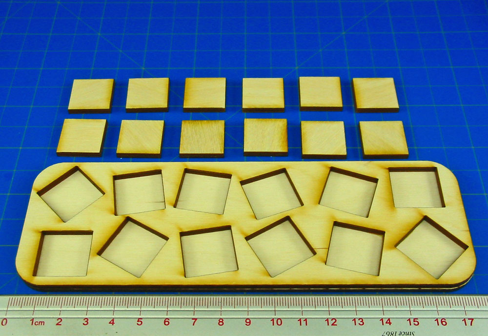 6x2 Formation Skirmish Tray for 20mm Square Bases-Movement Trays-LITKO Game Accessories