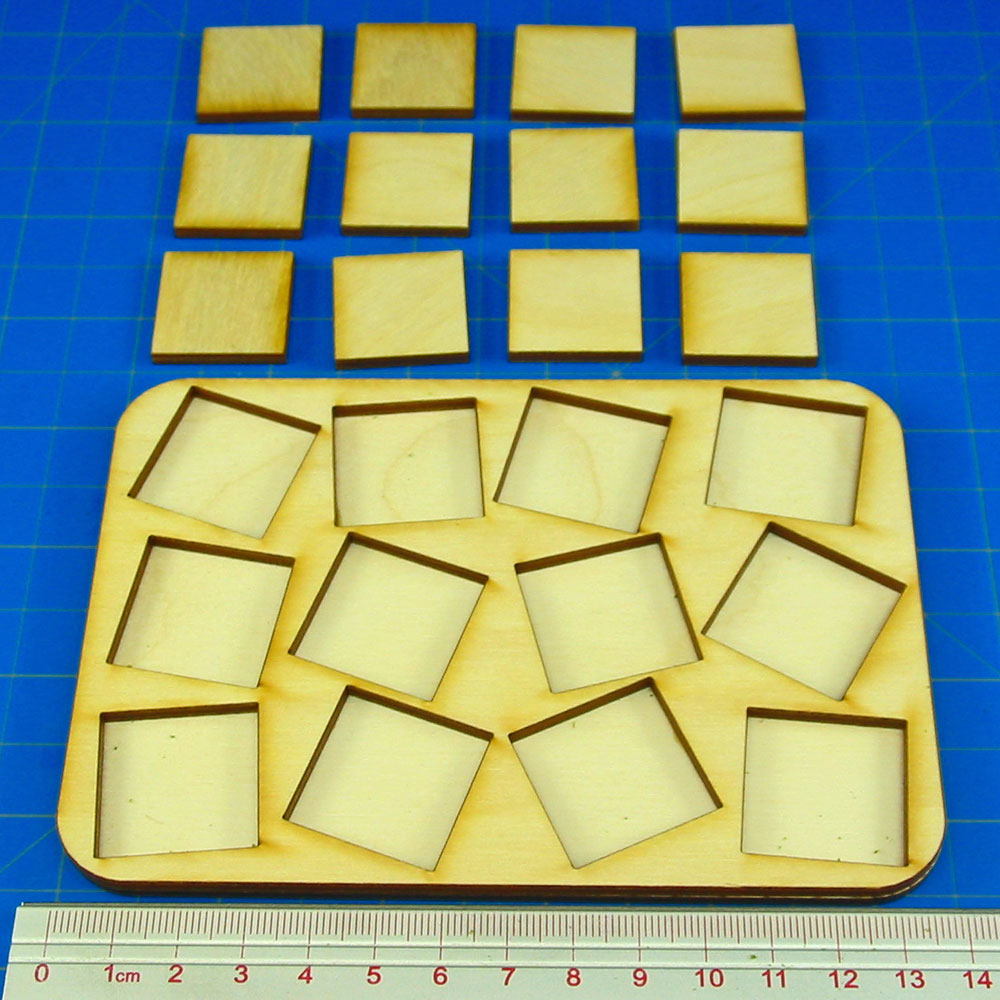 4x3 Formation Skirmish Tray for 25mm Square Bases — LITKO Game Accessories