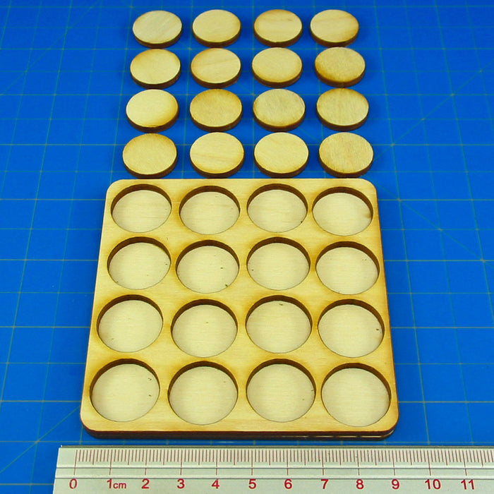 4x4 Formation Skirmish Tray for 20mm Circle Bases-Movement Trays-LITKO Game Accessories