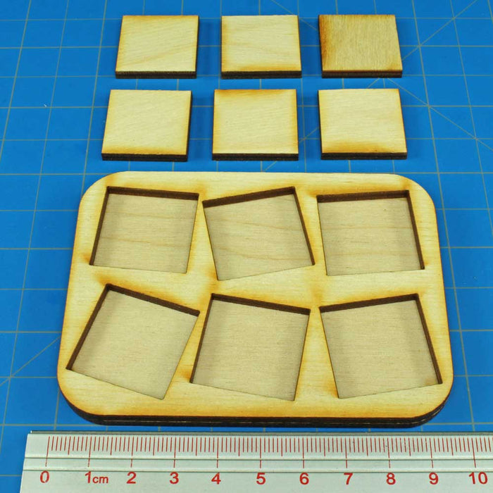 3x2 Formation Skirmish Tray for 25mm Square Bases-Movement Trays-LITKO Game Accessories