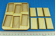 3x2 Formation Skirmish Tray for 25x50mm Rectangular Bases-Movement Trays-LITKO Game Accessories