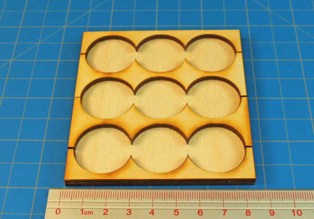 LITKO 3x3 Formation Rank Tray for 25mm Circle Bases-Movement Trays-LITKO Game Accessories