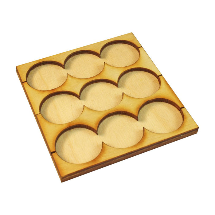 LITKO 3x3 Formation Rank Tray for 25mm Circle Bases-Movement Trays-LITKO Game Accessories