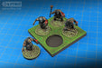 LITKO 2.5-inch Square Unit Tray for 25mm Circle Bases Compatible with Runewars (2)-Movement Trays-LITKO Game Accessories