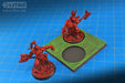 LITKO 2.5-inch Square Unit Tray for 32mm Circle Bases Compatible with Runewars (2)-Movement Trays-LITKO Game Accessories