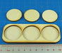 3x1 Formation Skirmish Tray for 32mm Circle Bases-Movement Trays-LITKO Game Accessories