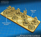 LITKO Heavy Weapon Squad Skirmish Tray (65mm and 25mm Cutouts)-Movement Trays-LITKO Game Accessories