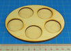 LITKO 5-Figure 97x122mm Oval Squad Tray for 32mm Circle Bases-Movement Trays-LITKO Game Accessories