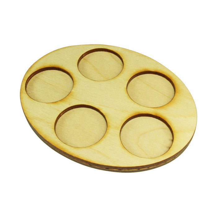 LITKO 5-Figure 97x122mm Oval Squad Tray for 32mm Circle Bases-Movement Trays-LITKO Game Accessories