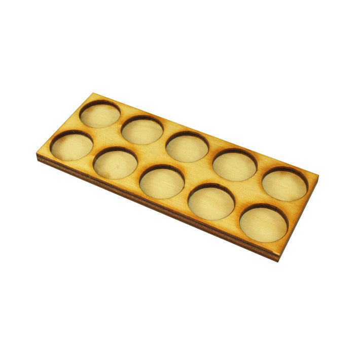 LITKO 5x2 Formation Tray for 20mm Circle Bases Compatible with Oathmark-Movement Trays-LITKO Game Accessories