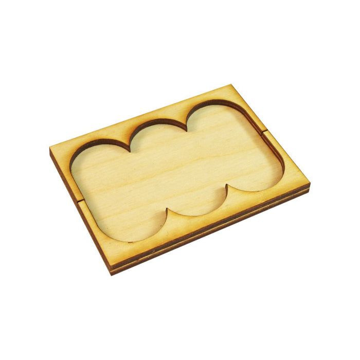 LITKO 3x1 Formation Rank Tray for 25x50mm Pill Bases-Movement Trays-LITKO Game Accessories