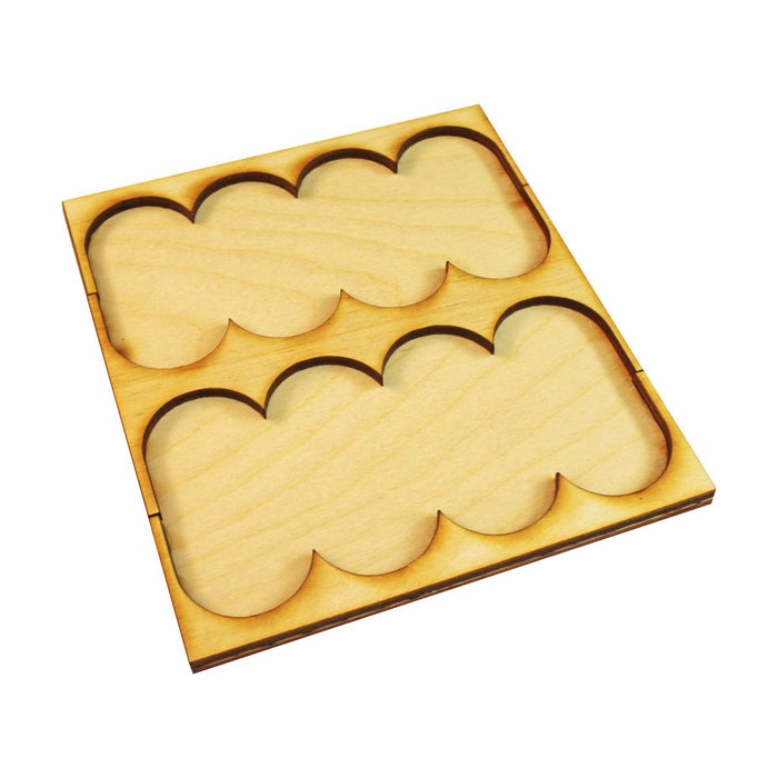 LITKO 4x2 Formation Rank Tray for 25x50mm Pill Bases-Movement Trays-LITKO Game Accessories